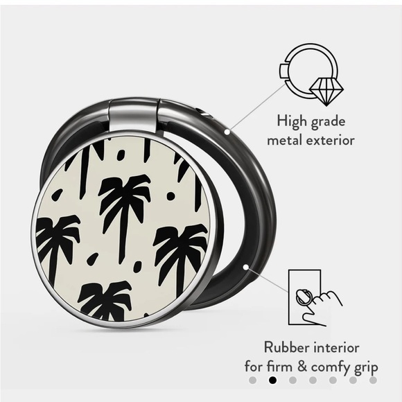 Gently loved BURGA ‘Paraiso’ IPhone XR Tough phone case and Ring/Stand. - Picture 6 of 14